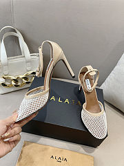 Alaïa Fishnet Slingback heel Pumps high 8.5cm - 4