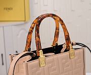 Fendi Sunshine Mini Shopper bag pink 22.5cm - 4