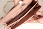 Dior My Dior Mini Bag in Cannage lambskin in pink size 21cm - 4