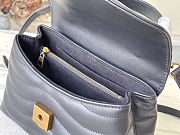  Louis Vuitton Calfskin Hold Me New Wave handbag in black 23cm - 6