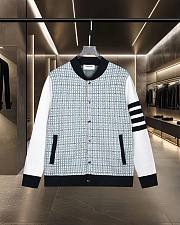 Thom Browne 4-Bar cotton bomber jacket - 1
