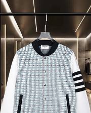 Thom Browne 4-Bar cotton bomber jacket - 6