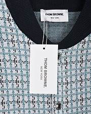 Thom Browne 4-Bar cotton bomber jacket - 4