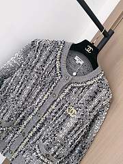 	Chanel CC Logo Button Cardigan - 5