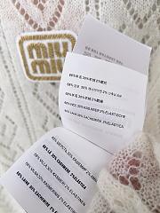 	 white Miu Miu knit sweater - 3
