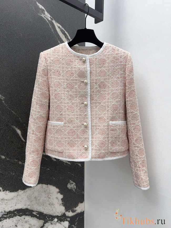 	 Dior Cannage Cropped Jacket - 1