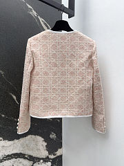 	 Dior Cannage Cropped Jacket - 3
