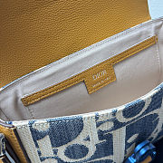Dior Saddle Messenger Bag in Dior Oblique jacquard 23x17.5x6 cm - 3