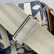 Dior Saddle Messenger Bag in Dior Oblique jacquard 23x17.5x6 cm - 2