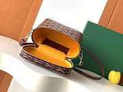 Goyard Muse Mini Vanity Case in bugrandy size 16cm - 6