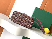 Goyard Muse Mini Vanity Case in bugrandy size 16cm - 4