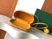 Goyard Muse Mini Vanity Case in yellow  size 16cm - 4