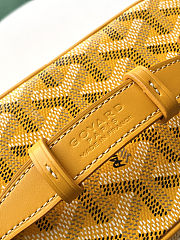 Goyard Muse Mini Vanity Case in yellow  size 16cm - 3