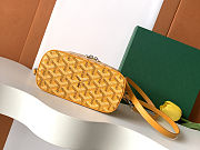 Goyard Muse Mini Vanity Case in yellow  size 16cm - 2
