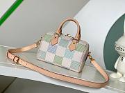 Louis Vuitton Damier Licious Speedy Bandouliere Handbag Beige Cream 20.5cm - 2