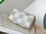 Louis Vuitton Damier Licious Speedy Bandouliere Handbag Beige Cream 20.5cm - 4