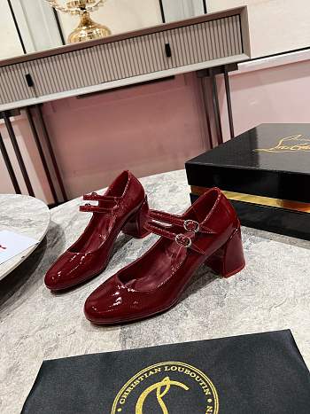 Christian Louboutin Miss Jane 55 patent-leather heel high 5.5cm
