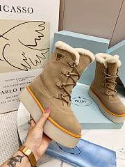  Prada Shearling après-ski booties - 3