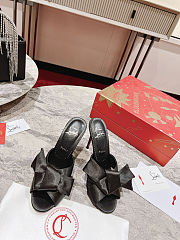 Christian Louboutin Satin Slides 10cm - 3