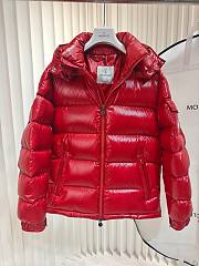 Moncler Enfant glossy puffer coat - 2