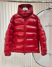 Moncler Enfant glossy puffer coat - 3