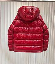 Moncler Enfant glossy puffer coat - 5