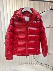 Moncler Enfant glossy puffer coat - 6