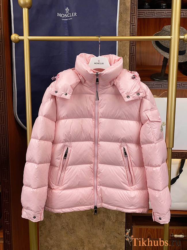 Moncler Maire down jacket in pink for women - 1