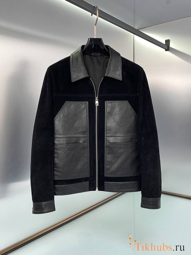 Louis Vuitton Monogram Mix Leather Workwear Blouson 1AIWFH - 1