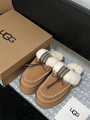  UGG Disquette Alpine slippers in the Hickory color - 4