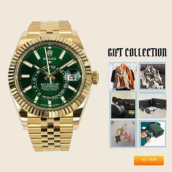 Rolex Sky-Dweller with the green dial