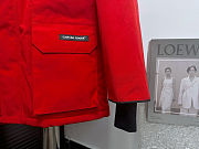 Canada Goose Expedition Fur Classic Fit Parka Coat Jacket Red - 6