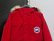Canada Goose Expedition Fur Classic Fit Parka Coat Jacket Red - 4