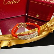 Cartier Love diamond-studded leather cord bracelet - 1