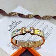 Hermes bracelet  gold original enamel craftsmanship - 5