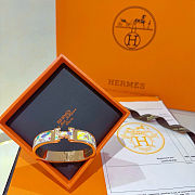 Hermes bracelet  gold original enamel craftsmanship - 2