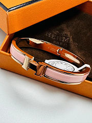 Hermes H bracelet pink - 2