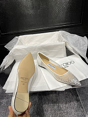 Jimmy Choo Love crystal-embellished ballerinas - 5