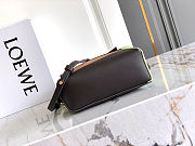 Loewe Small Puzzle Edge bag in dark brown 18x12.5x8cm - 3