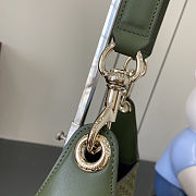  Gucci B shoulder bag in dark green 42x36xx2 cm  - 5