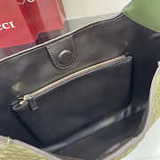  Gucci B shoulder bag in dark green 42x36xx2 cm  - 2