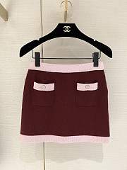 Chanel set Burgundy - 5
