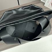 Loewe Flamenco clutch bag in black leather 38*18*17CM - 5