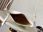 Loewe Puzzle Fold leather pouch shoulder bag in a white color 23x6.5x15.5cm - 5