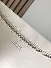 Loewe Puzzle Fold leather pouch shoulder bag in a white color 23x6.5x15.5cm - 2