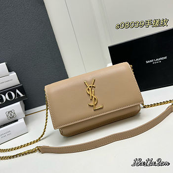 YSL Kate Handbag Nude 18x11x2cm