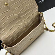 YSL Kate Crocodile Pattern Handbag 18x11x2cm - 2