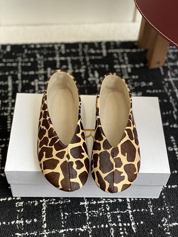 ABENGYA Round Toe Genuine Leather Loafers Flat Shoes Women