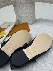 Louis Vuitton Romy Flat Ballerina in black lambskin leather - 4