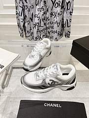Chanel Silver Women's Sneakers - 3